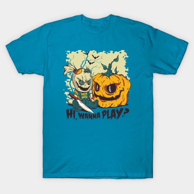 Halloween Evil T-Shirt by Safdesignx